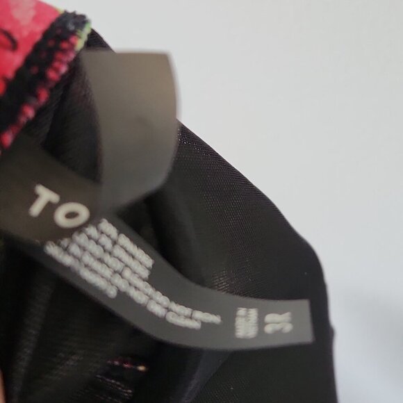 TORRID | Black & Multi Fruit Lattice Push-Up Balconette Bikini Top Sz 3X - Picture 7 of 7